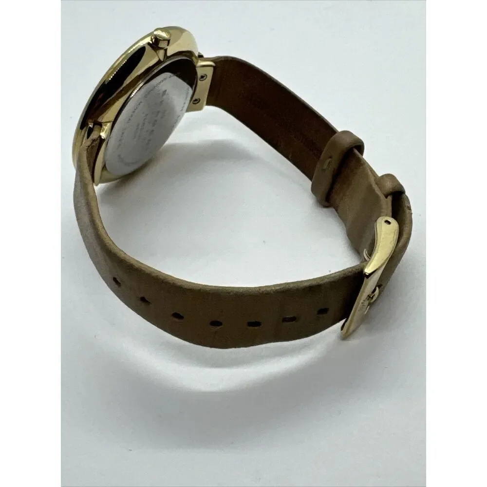 Skagen Gitte SKW2137 Women's Beige Leather Analog Dial Quartz Wrist Watch AEA028